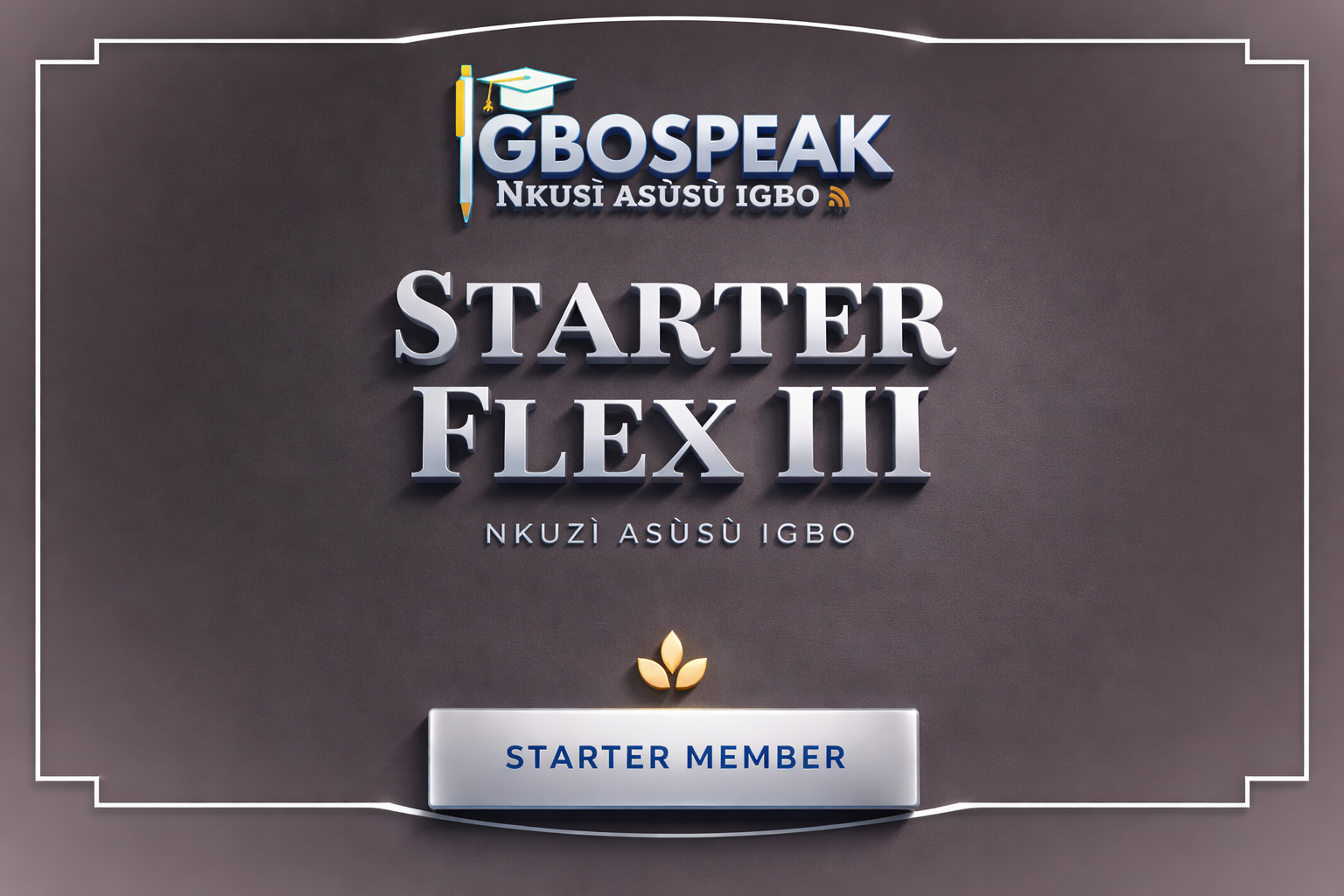 Starter Flex III